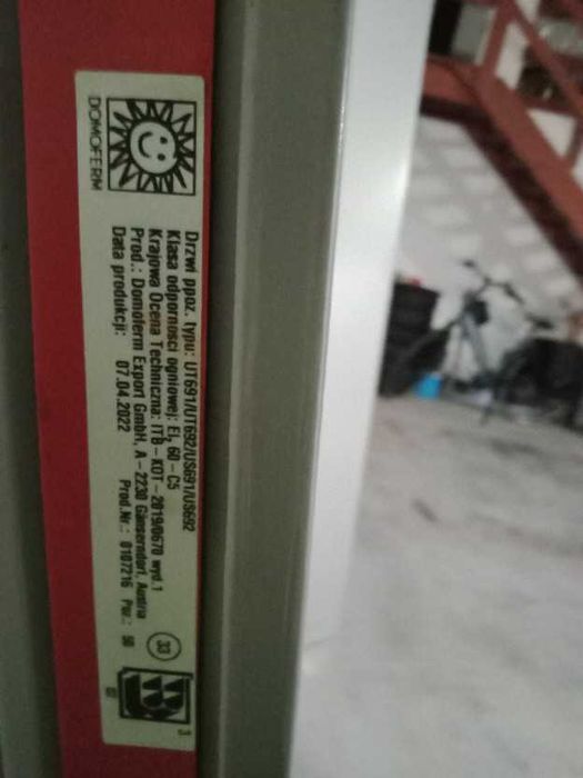 Drzwi techniczne 1225x2200 Lewe DOMOFERM