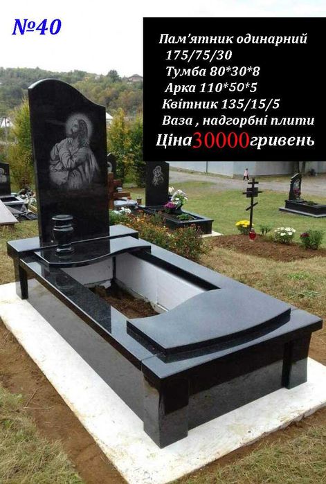 Пам‘ятникі з граніту від виробника