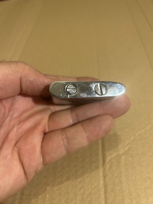Sacor isqueiro antigo metal cromado raro