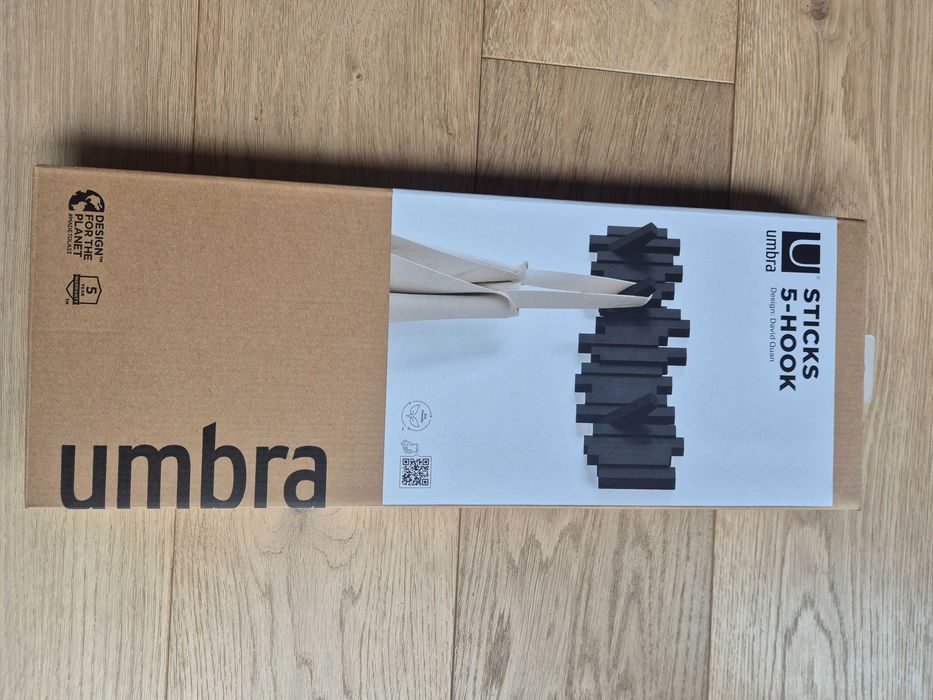 Umbra wieszak sticks 5 czarny nowy
