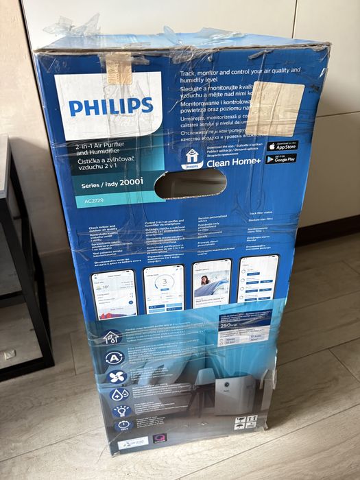 Очисник і зволожувач повітря philips ac 2729
