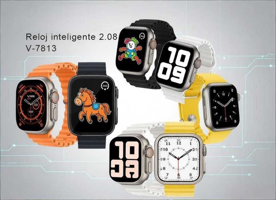 Relógio inteligente pulseira silicone