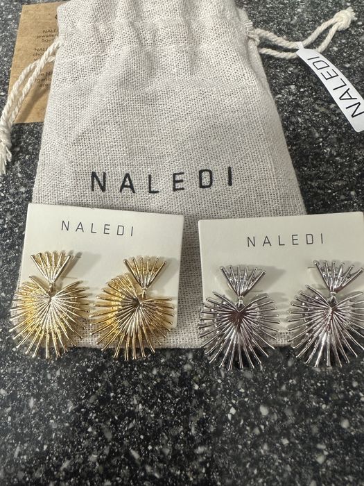 Брендовые серги NALEDI