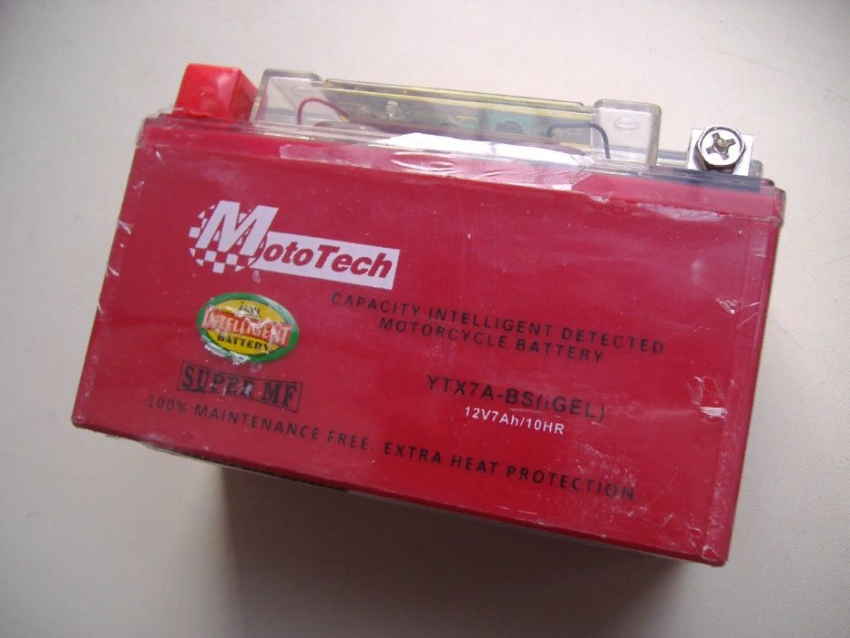 Аккумулятор на скутер/мопед 12v-2.3a/4a/5a/7a/9a MotoTech Тайвань 2025