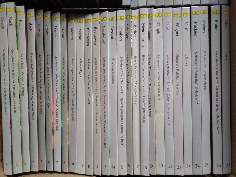 Coleção completa 40 livros+80cds Deutsche Grammophon