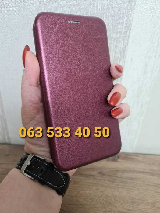 Чехол книжка Xiaomi Redmi Note 9 10 Pro 4G 5G на магните чохол