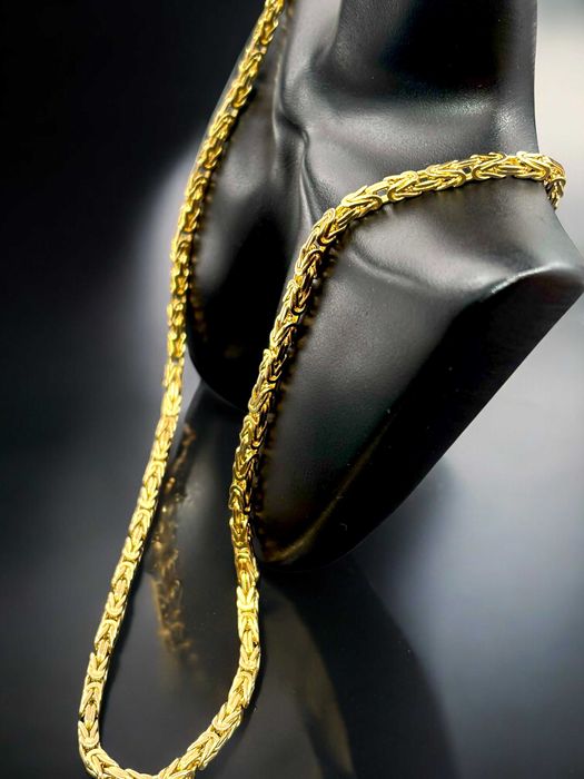 Ekskluzywny łańcuszek złoty – splot królewski |p. 585 | w. 33,44