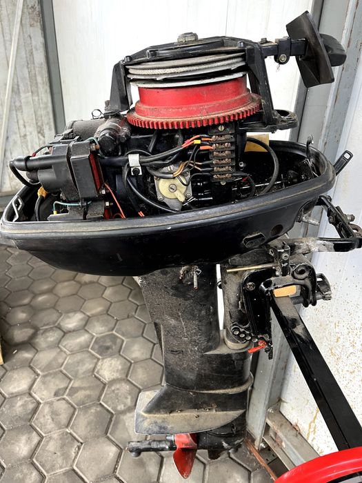 Łódka Łódź Silnik zaburtowy Volvo Penta 15 km dwusów stopa 70 cm