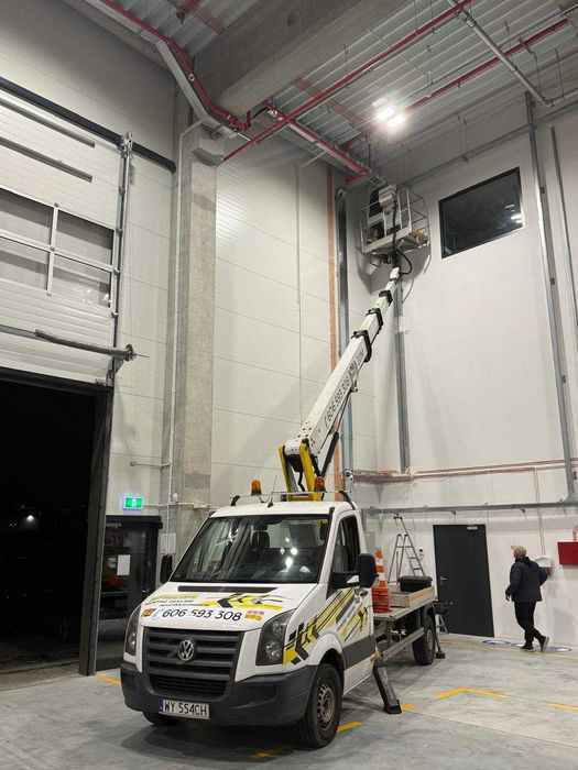 Do 26 metrów Podnośnik Koszowy usługi wynajem z operatorem + usługi
