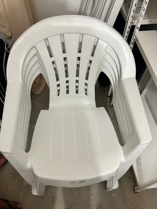 Cadeiras de plástico