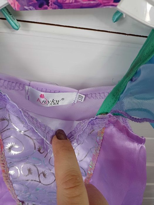 плаття сукня наряд принцеса русалка русалонька Аріель русалочка 4-5 р.