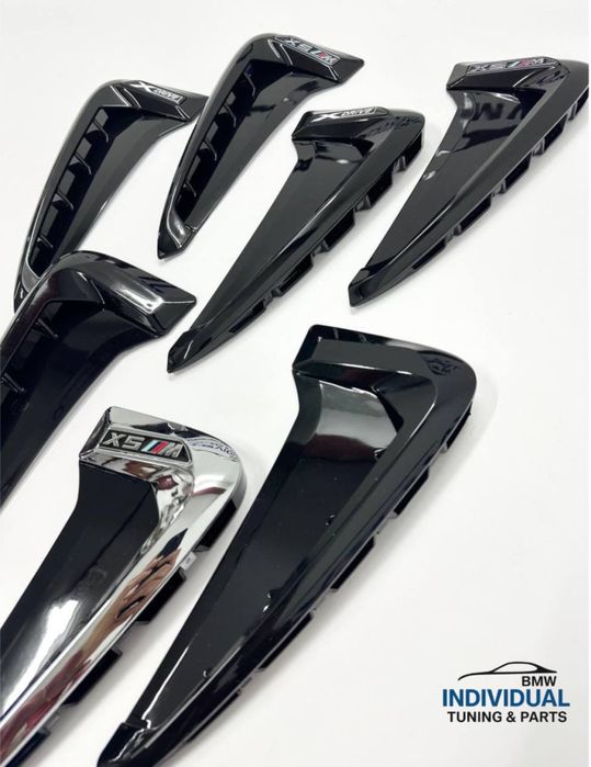 Жабры BMW X5 F15 X5M F85 вставки в крылья жабра накладки на крила f15