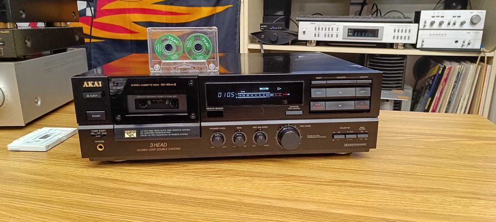 Кассетна дека Akai GX-65 MK II (відео роботи ! )