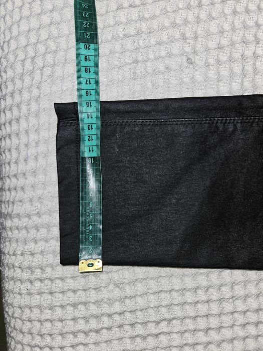 Spodnie Volcano 38 czarne woskowane wiskoza