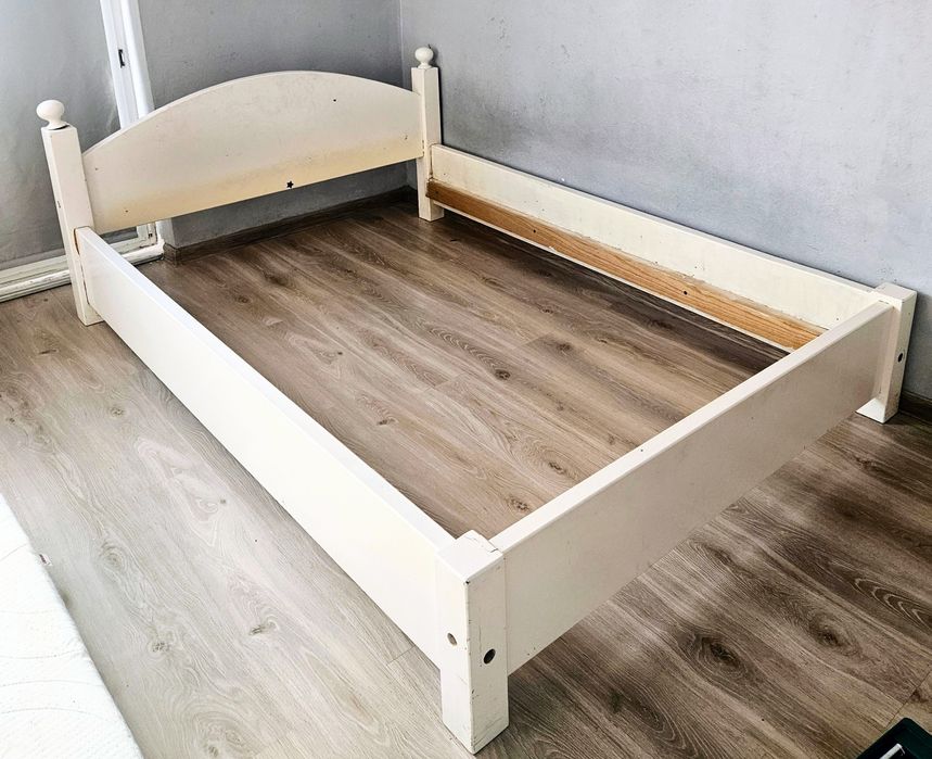 Łóżko debowe solidne 153x215