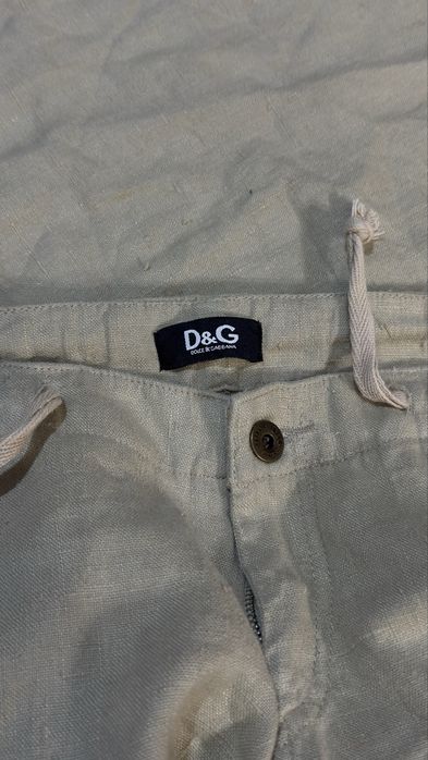 Dolce&Gabbana штани 100% льон вінтаж