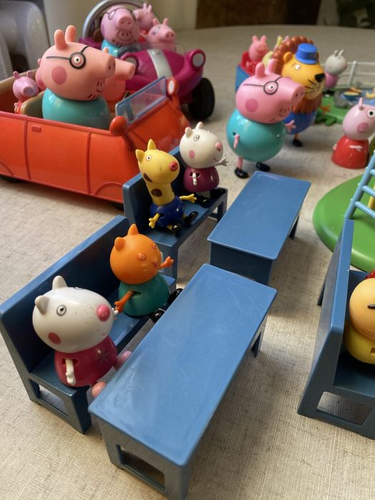 Набір іграшок свинка пепа pepa pig герої мультфільму