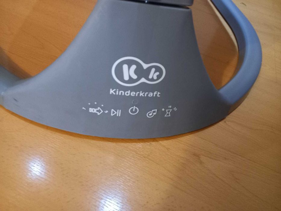 Espreguiçadeira cinzenta Kinderkraft LULI