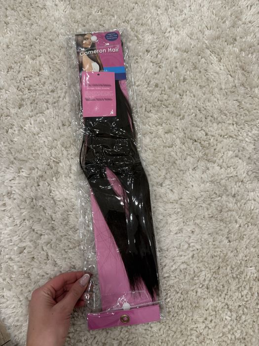 Kucyk brązowy doczepiany cameron hair