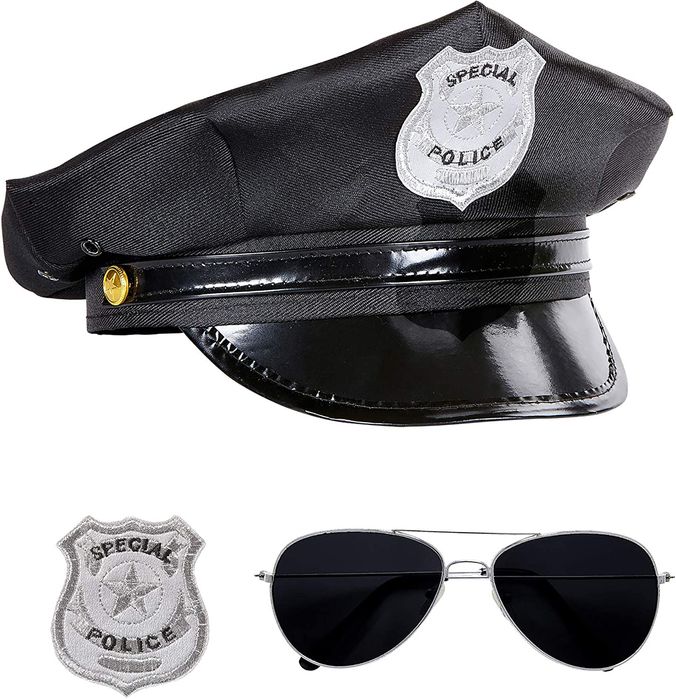 Kostium Policjant odznaka policyjna Widmann - Milano