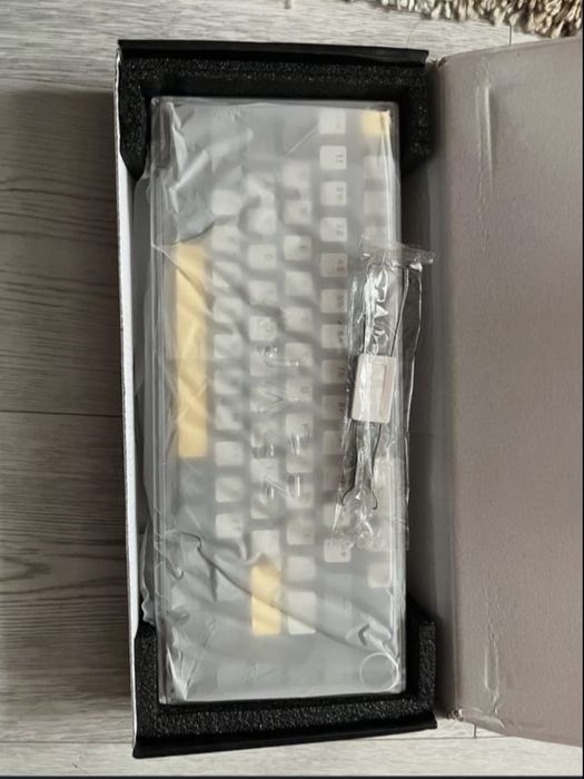 Ajazz AK 820 Gray-White-Yellow / Moon Yellow Switches