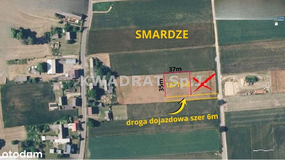 1277 m²/Smardze/Trzcinica/aktualne Wz - Widok 2