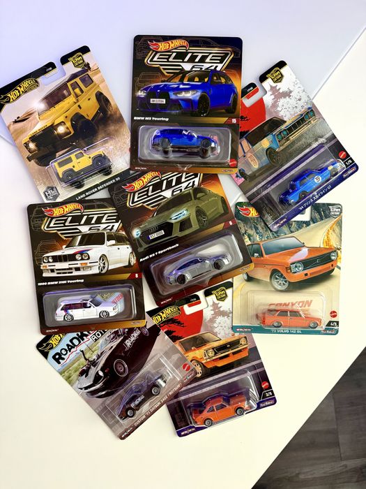 Hot Wheels Elite, Premium, Ultra Hots, 100%, Speed Machines  та інші