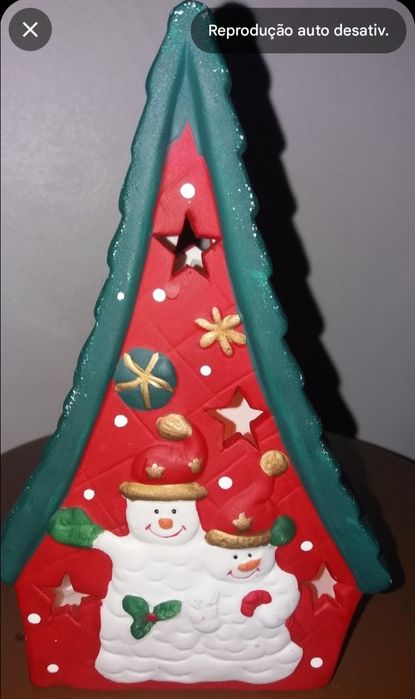 Bonito difusor de luz Natalício vela incluida !