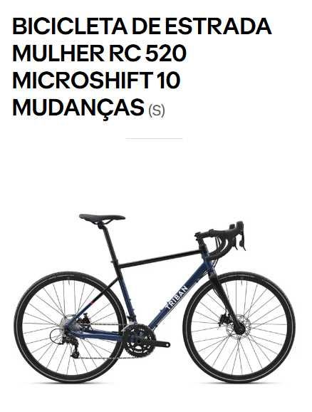 Bicicleta de Estrada Van Rysel RC520 – 10v – Como Nova