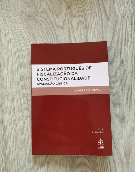 Sistema Português de Fiscalização da Constitucionalidade - Reis Novais