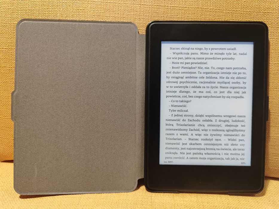 Kindle paperwhite 7th generation bez reklam + nowa okładka / etui