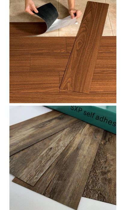 Плитка самоклеюча вінілова підлога ламінатна ламінат пол покриття