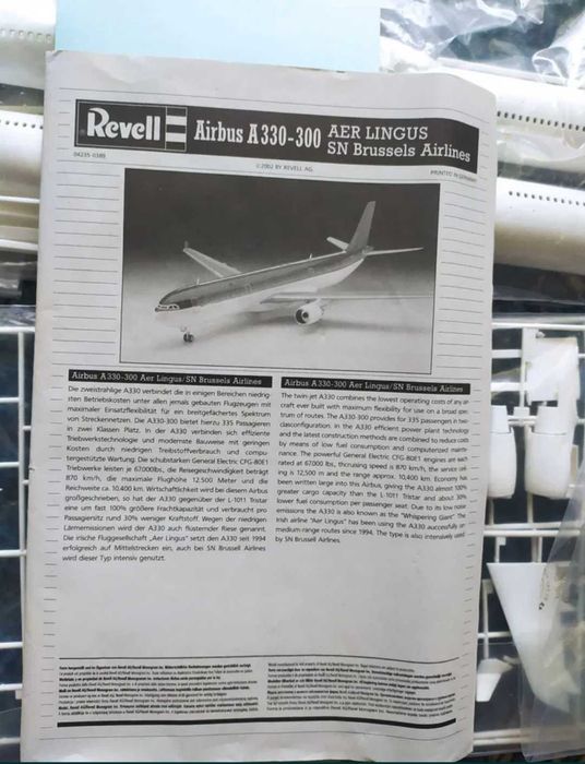 Модель самолёта Airbus a330 Revell 1:144