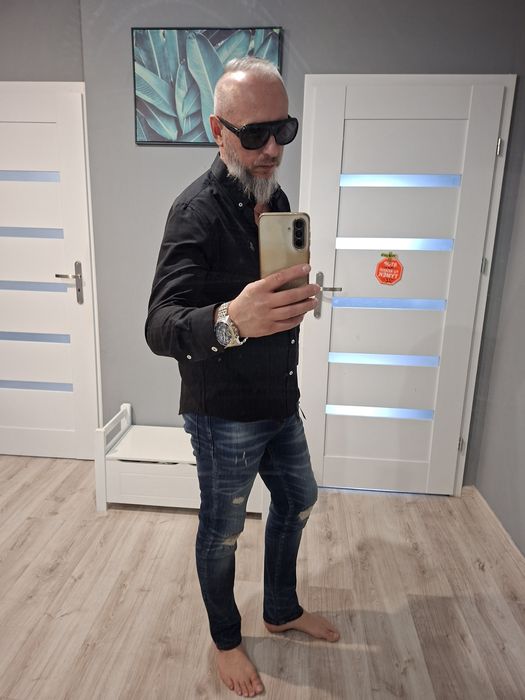 Amiri jeansy męskie