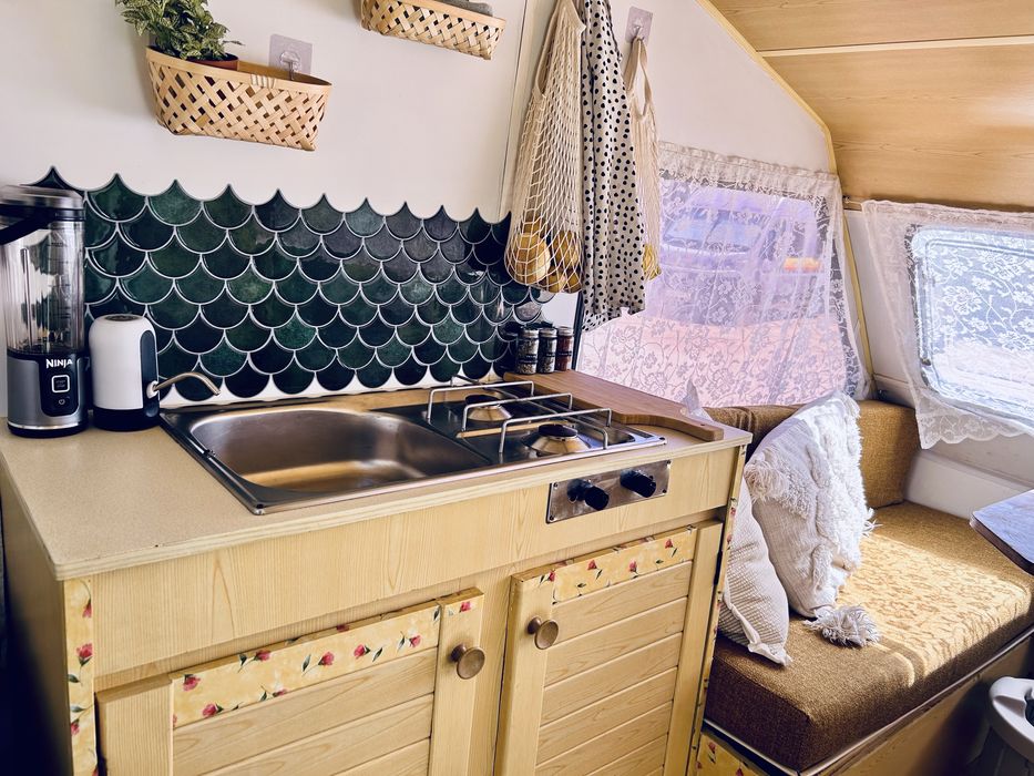 Caravana Pluma  vintage renovada