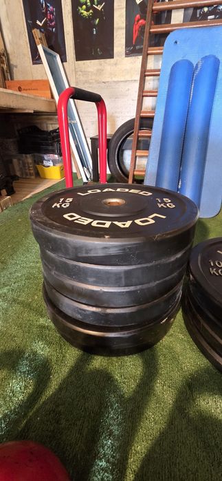 Discos LOADED 15kgs /10 kgs / 5kgs/ 1,5kgs