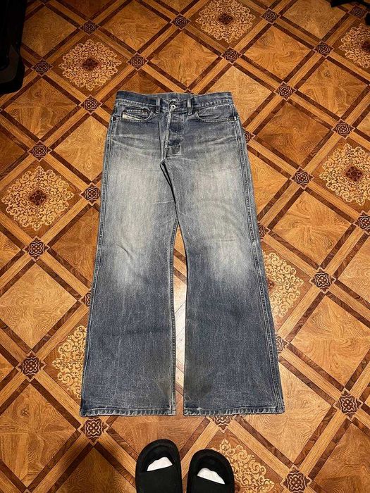 bootcut jeans джинсы flared diesel 31 us s-m