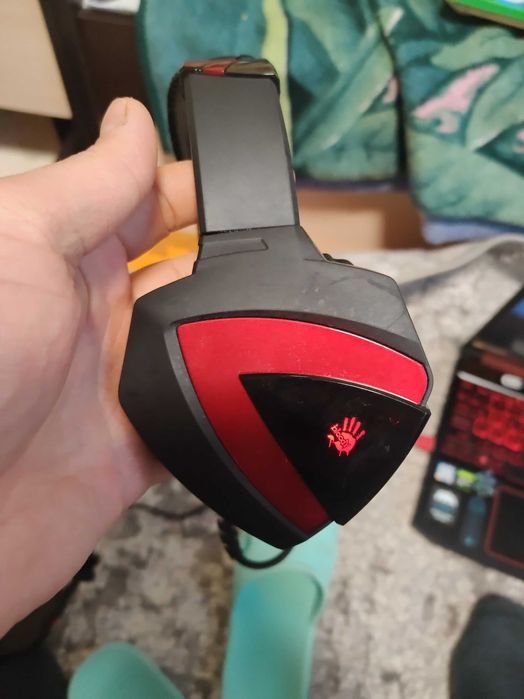 Гарнитура A4TECH Bloody G501 USB Black-Red