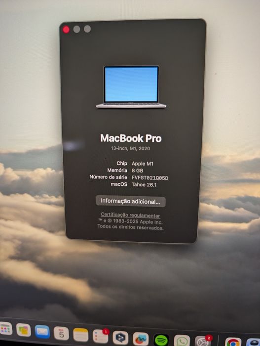 MacBook Pro 13” M1 (2020) | Caixa + Excelente estado