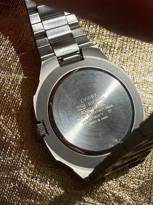 Relógio Casio MTP‑3050D – Mostrador Azul – 10 Y Battery