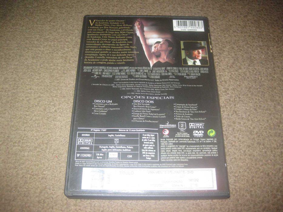 A Beautiful Mind" starring Russell Crowe / Special 2-DVD Edition!64739411995009121