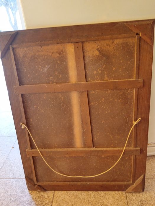 Quadro antigo, imagem religiosa