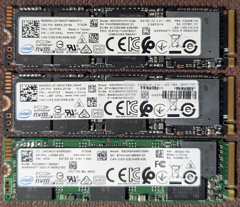 SSD (M2 2242/2280) 256-512-1TB  !!!