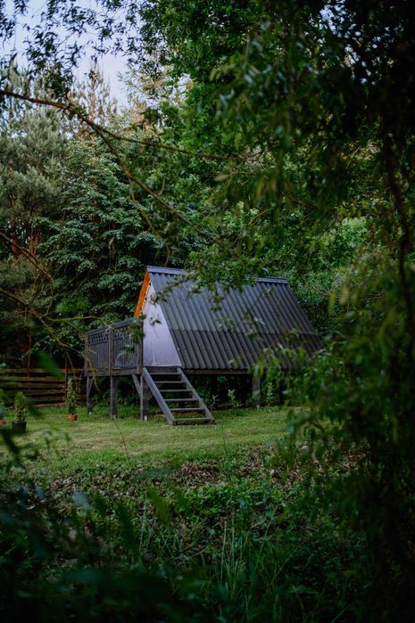 Glamping / 5 szałasów jak sypialnie / Mazowsze / jacuzzi