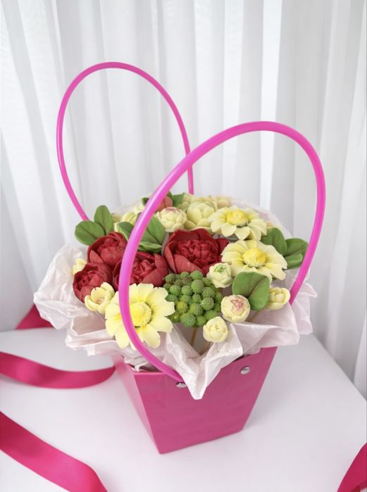 Шоколадні квіти ручна робота подарунок до дня закоханих/8 березня