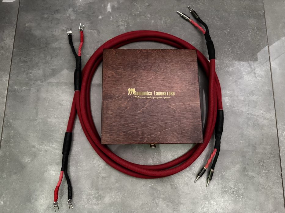 Kable głośnikowe Audiomica Dolomit Reference 2x2,5m Widełki - Banany