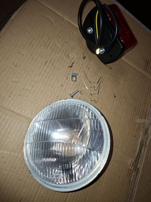 Nowy zestaw naprawczy lampy przod+ tył+sprezynki wsk 125/175