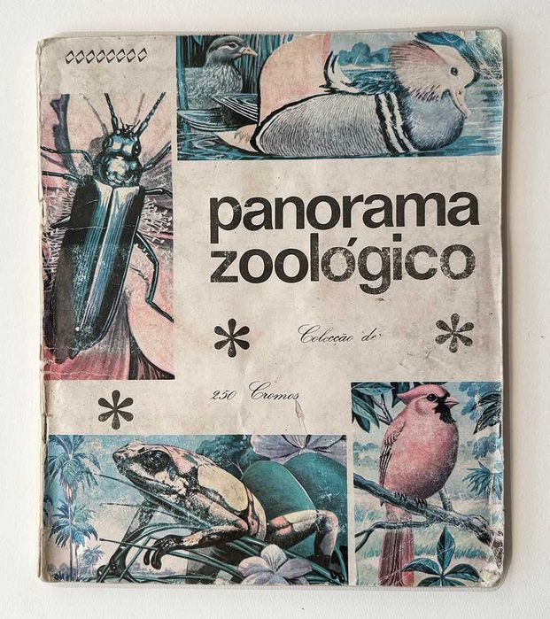 Caderneta Panorama Zoológico – 250 cromos. Completa.