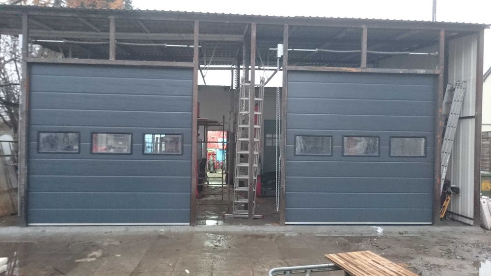 Brama segmentowa garażowa przemysłowa ciepła bramy garażowe BIŁGORAJ