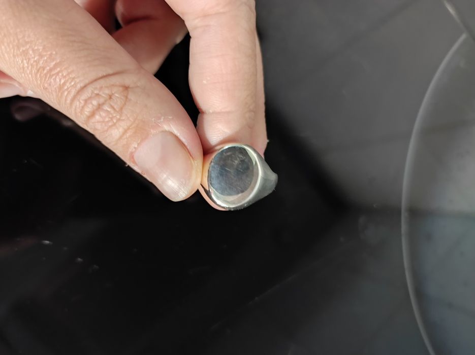 Anel masculino de prata